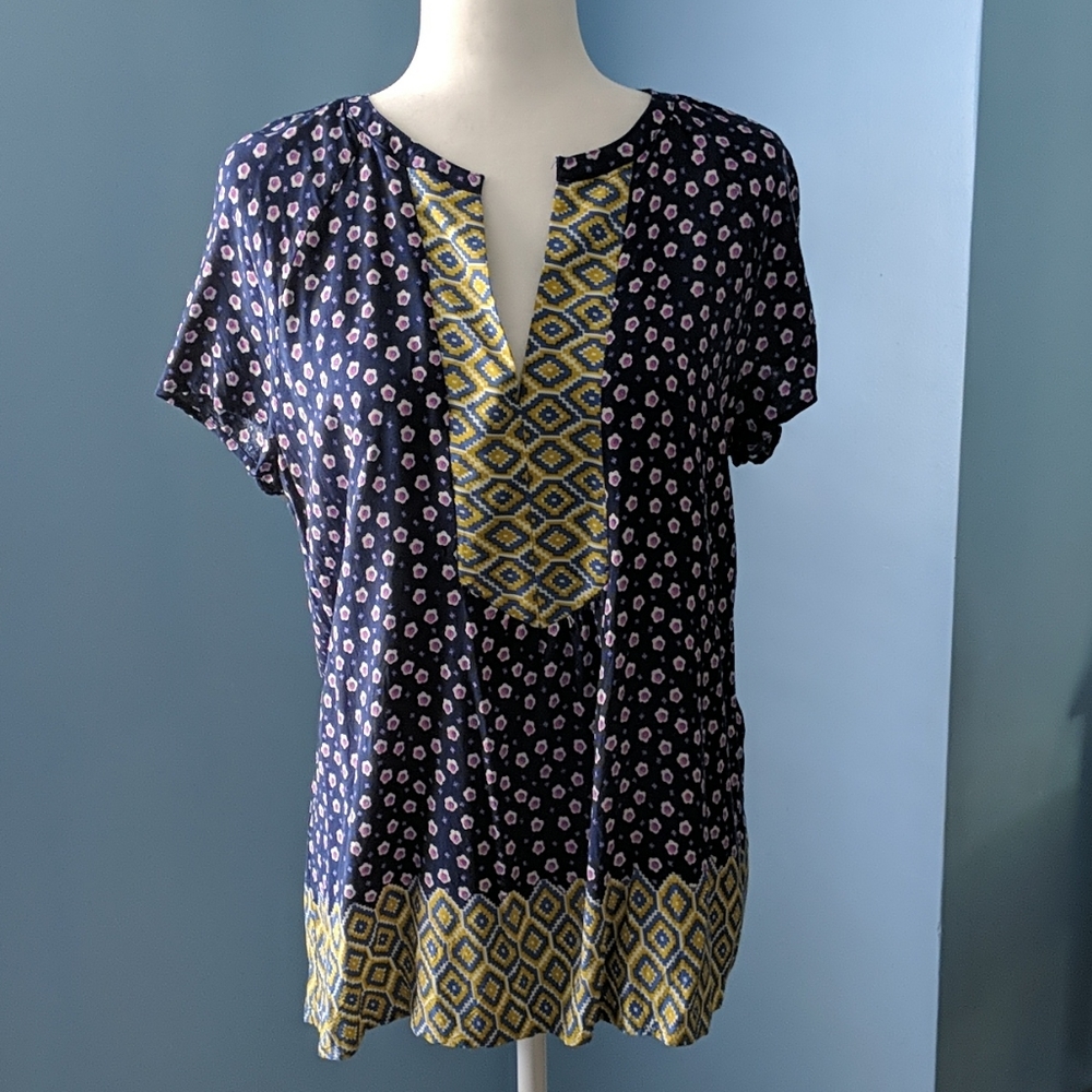 Fun2Fun Mixed Pattern Blouse